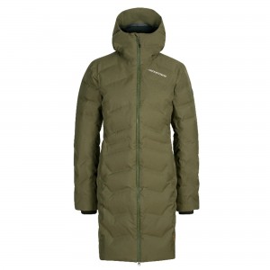 DJ-W013 women long down jacket