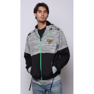 KS-M-203 Men's hoodie with sherpa lining