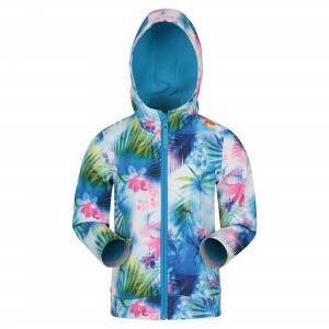 S-K-0304 Kids Printed Softshell Jacket