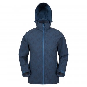 S-M-4010 Men's Printed Softshell Jacket